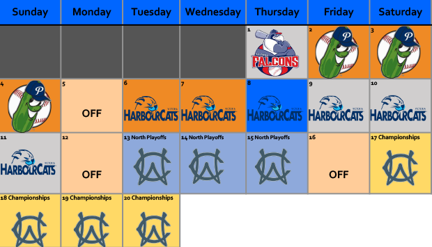 august 2019 lefties schedule