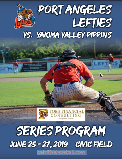 program cover for Lefties and Pippins Series